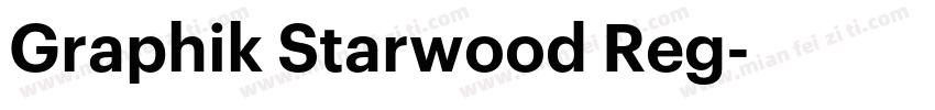 Graphik Starwood Reg字体转换